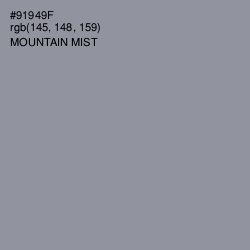 #91949F - Mountain Mist Color Image